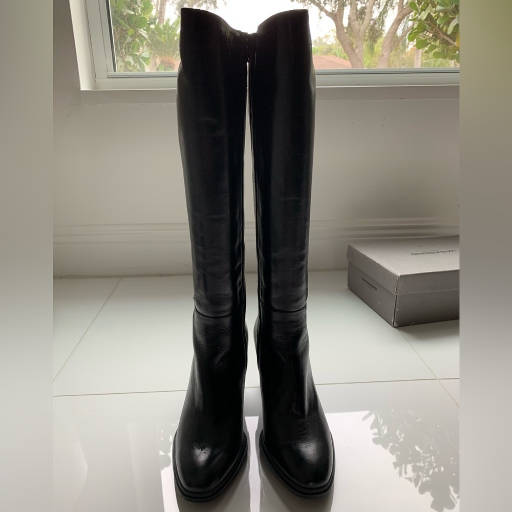Wonders knee high leather boots